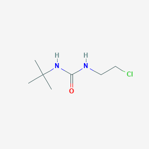 molecular formula C7H15ClN2O B1331529 1-Tert-butyl-3-(2-chloroethyl)urea CAS No. 13908-02-6