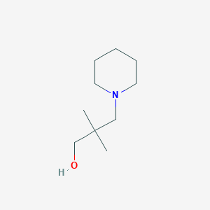 molecular formula C10H21NO B1331541 2,2-二甲基-3-(哌啶-1-基)丙醇 CAS No. 4667-61-2