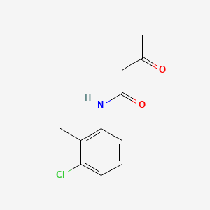 molecular formula C11H12ClNO2 B1331542 N-(3-chloro-2-methylphenyl)-3-oxobutanamide CAS No. 20139-54-2