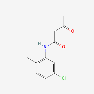 molecular formula C11H12ClNO2 B1331543 N-(5-氯-2-甲基苯基)-3-氧代丁酰胺 CAS No. 25233-50-5