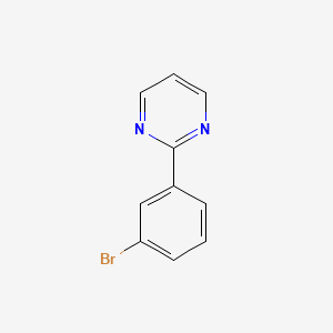 molecular formula C10H7BrN2 B1331555 2-(3-溴苯基)嘧啶 CAS No. 885468-36-0