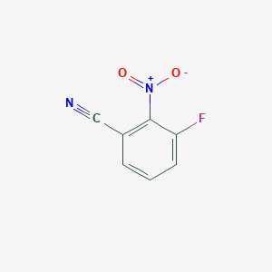 molecular formula C7H3FN2O2 B1331573 3-Fluoro-2-nitrobenzonitrile CAS No. 1000339-52-5