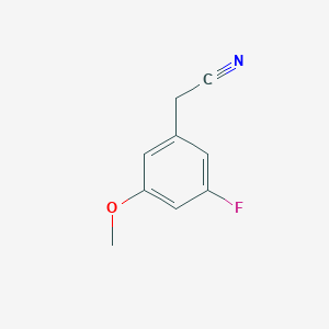 molecular formula C9H8FNO B1331575 2-(3-Fluoro-5-methoxyphenyl)acetonitrile CAS No. 914637-31-3