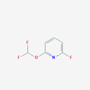 B1331576 2-(Difluoromethoxy)-6-fluoropyridine CAS No. 947534-62-5