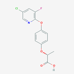 molecular formula C14H11ClFNO4 B133158 Clodinafop CAS No. 114420-56-3