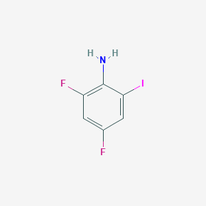 B1331585 2,4-Difluoro-6-iodoaniline CAS No. 582319-15-1