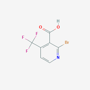molecular formula C7H3BrF3NO2 B1331591 2-Bromo-4-(trifluoromethyl)nicotinic acid CAS No. 749875-15-8