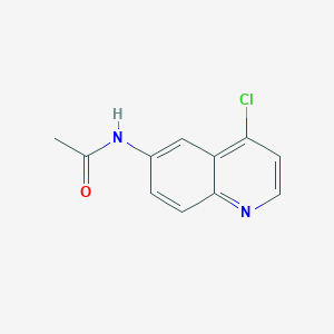 molecular formula C11H9ClN2O B13316011 N-(4-chloroquinolin-6-yl)acetamide 