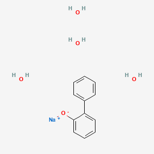 molecular formula C12H12NaO2 B1331606 Sodium, (2-biphenylyloxy)-, tetrahydrate CAS No. 6152-33-6