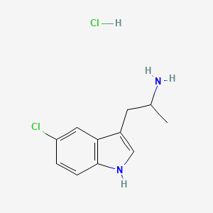 [2-(5-chloro-1H-indol-3-yl)-1-methylethyl]amine hydrochloride