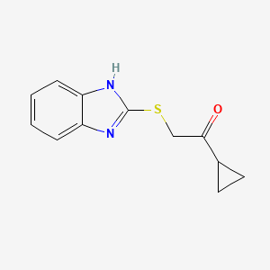 2-(1H-Benzimidazol-2-ylthio)-1-cyclopropylethanone
