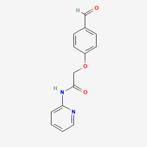 2-(4-Formylphenoxy)-N-2-pyridinylacetamide