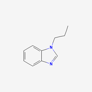 molecular formula C10H12N2 B1331653 1-Propyl-1h-benzimidazole CAS No. 7665-66-9