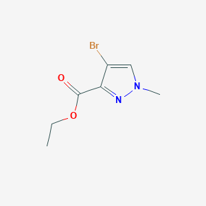 molecular formula C7H9BrN2O2 B1331656 ethyl 4-bromo-1-methyl-1H-pyrazole-3-carboxylate CAS No. 400877-53-4