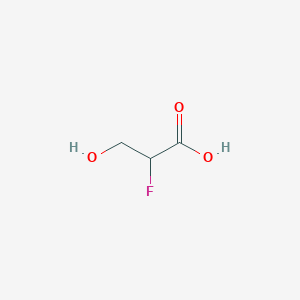 molecular formula C3H5FO3 B13316724 2-Fluoro-3-hydroxypropanoic acid 