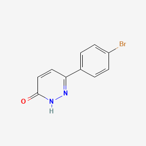 molecular formula C10H7BrN2O B1331702 6-(4-Bromophenyl)pyridazin-3-ol CAS No. 50636-57-2