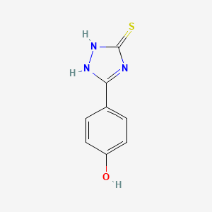 4-(5-sulfanyl-4H-1,2,4-triazol-3-yl)phenol