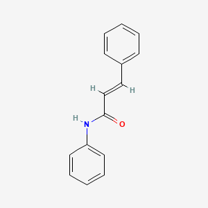 molecular formula C15H13NO B1331705 Cinnamanilide CAS No. 3056-73-3