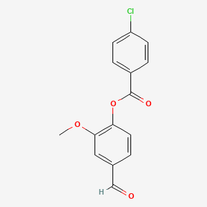 4-Formyl-2-methoxyphenyl 4-chlorobenzoate