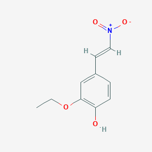 molecular formula C10H11NO4 B1331714 2-乙氧基-4-[(e)-2-硝基乙烯基]苯酚 CAS No. 90922-85-3