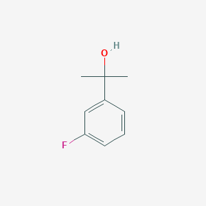 molecular formula C9H11FO B1331723 2-(3-Fluorophenyl)propan-2-ol CAS No. 401-76-3