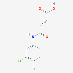 molecular formula C10H7Cl2NO3 B1331725 3-[(3,4-Dichlorophenyl)carbamoyl]prop-2-enoic acid 