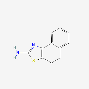 molecular formula C11H10N2S B1331743 4,5-Dihydronaphtho[1,2-d]thiazol-2-amine CAS No. 34176-49-3