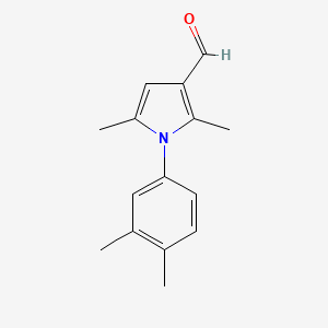 1-(3,4-dimethylphenyl)-2,5-dimethyl-1H-pyrrole-3-carbaldehyde
