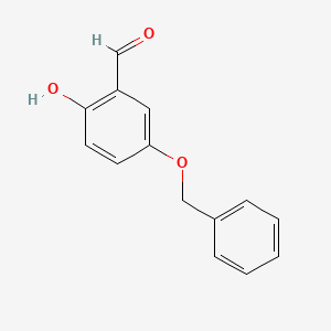 molecular formula C14H12O3 B1331787 5-(苄氧基)-2-羟基苯甲醛 CAS No. 56979-56-7