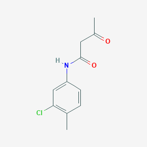 molecular formula C11H12ClNO2 B1331788 N-(3-chloro-4-methylphenyl)-3-oxobutanamide CAS No. 52793-03-0