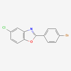 2-(4-Bromophenyl)-5-chloro-1,3-benzoxazole