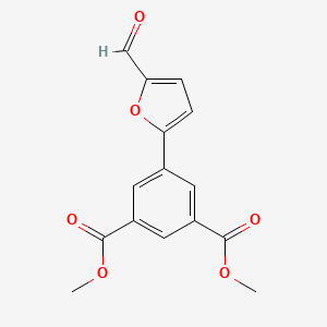 Dimethyl 5-(5-formyl-2-furyl)isophthalate