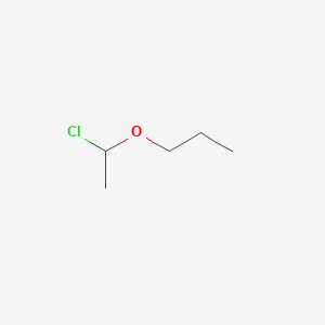 molecular formula C5H11ClO B13318361 1-(1-Chloroethoxy)propane CAS No. 692-35-3