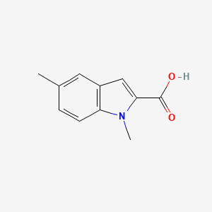 molecular formula C11H11NO2 B1331859 1,5-Dimethyl-1H-indole-2-carboxylic acid CAS No. 216210-59-2