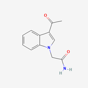 2-(3-Acetyl-1H-indol-1-YL)acetamide