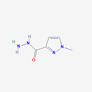 molecular formula C5H8N4O B1331877 1-methyl-1H-pyrazole-3-carbohydrazide CAS No. 304665-45-0