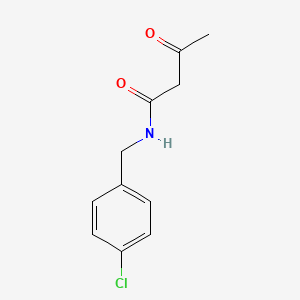 molecular formula C11H12ClNO2 B1331883 N-(4-氯苄基)-3-氧代丁酰胺 CAS No. 78984-83-5