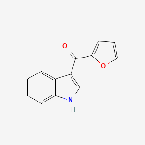 molecular formula C13H9NO2 B1331887 呋喃-2-基(1H-吲哚-3-基)甲酮 CAS No. 169772-66-1