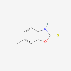 molecular formula C8H7NOS B1331901 6-甲基-1,3-苯并噁唑-2-硫醇 CAS No. 23417-29-0
