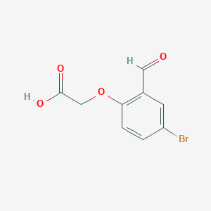 B1331913 2-(4-Bromo-2-formylphenoxy)acetic acid CAS No. 24589-89-7