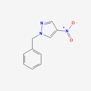 molecular formula C10H9N3O2 B1331922 1-Benzyl-4-nitro-1H-pyrazole CAS No. 88095-61-8