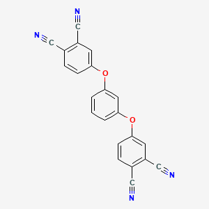 molecular formula C22H10N4O2 B1331932 1,3-Bis(3,4-dicyanophenoxy)benzene CAS No. 72452-47-2