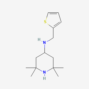 molecular formula C14H24N2S B1331946 (2,2,6,6-Tetramethyl-piperidin-4-yl)-thiophen-2-ylmethyl-amine CAS No. 626212-88-2