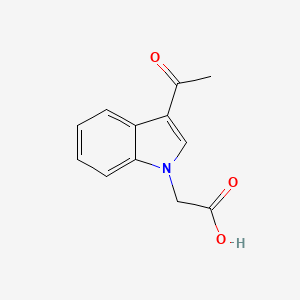 molecular formula C12H11NO3 B1331953 (3-Acetyl-indol-1-yl)-acetic acid CAS No. 501682-42-4