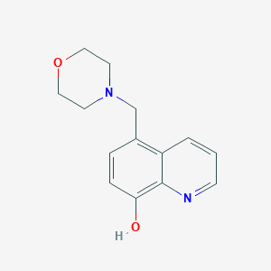 molecular formula C14H16N2O2 B1331954 5-(Morpholin-4-ylmethyl)quinolin-8-ol CAS No. 312611-90-8
