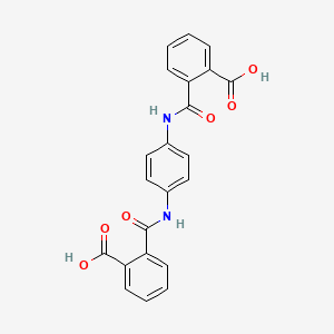 2-({4-[(2-Carboxybenzoyl)amino]anilino}carbonyl)benzoic acid