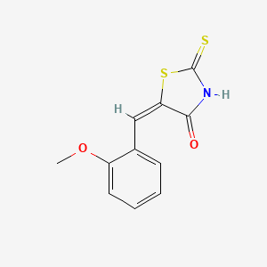 (5E)-2-mercapto-5-(2-methoxybenzylidene)-1,3-thiazol-4(5H)-one