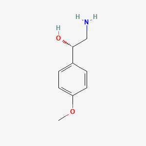 molecular formula C9H13NO2 B1331992 (S)-2-amino-1-(4-methoxyphenyl)ethanol 
