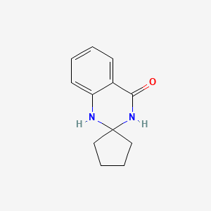 molecular formula C12H14N2O B1331998 1'H-spiro[cyclopentane-1,2'-quinazolin]-4'(3'H)-one CAS No. 1135-80-4