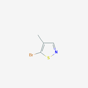 molecular formula C4H4BrNS B1332003 5-bromo-4-methylIsothiazole CAS No. 503427-04-1